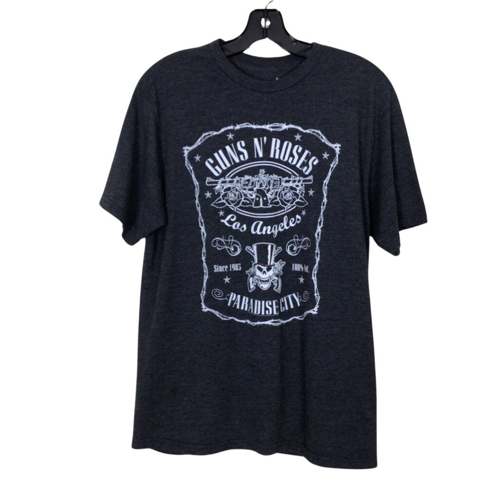 Bravado T Shirt Women’s M Medium Gray Guns N’ Roses Band Graphic Tshirt